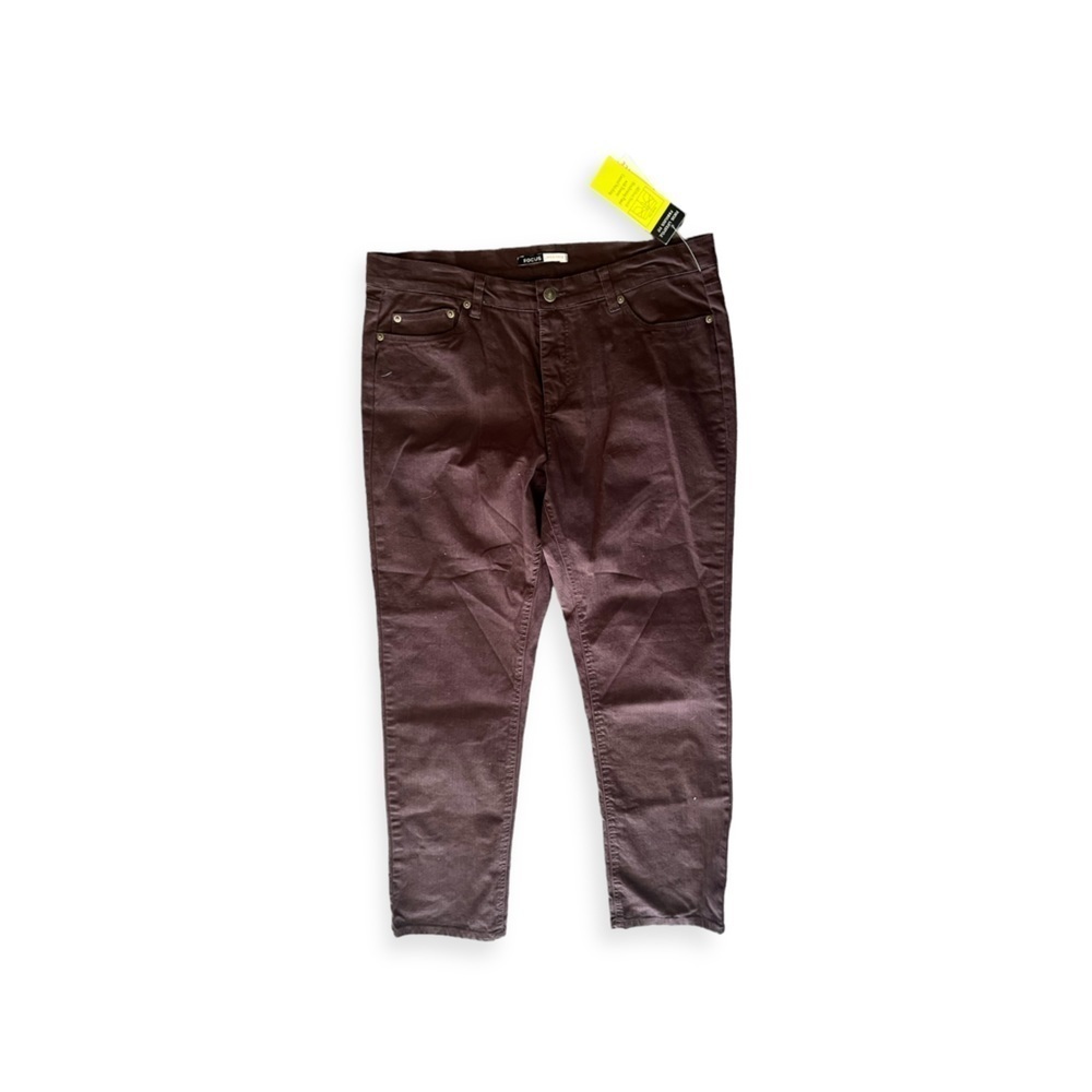 Focus Lifestyle pants brown Sz 14 XL tummy control new nwt